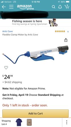 Arctic cove flexible clamp mister