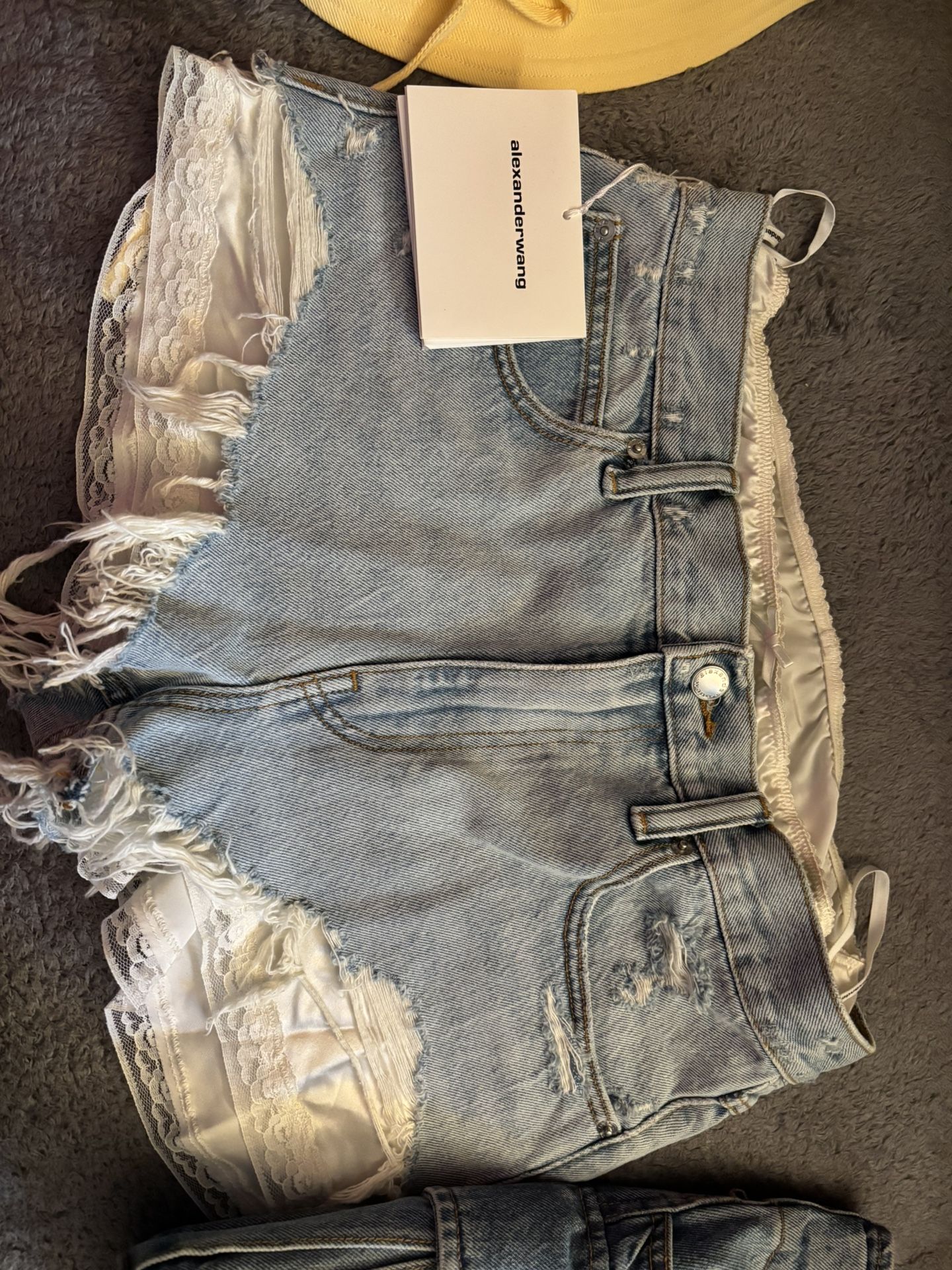 Alexander Wang Denim Shorts New