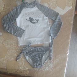 Lil Girls Bathing Suit Size 5/6