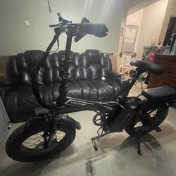VICTRIP 32Ah Large Battery 100 Miles Long Range 750W Folding Electric Bike for Adults Shimano 7-Speed Cruise Control