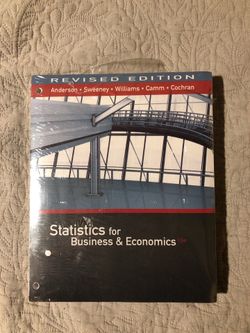 Statistics for business & economics 13th edition