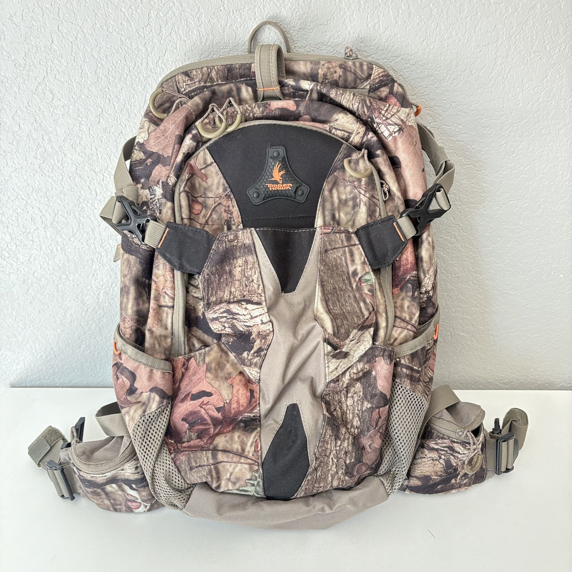Timber Hawk Mission Day Pack Backpack Camouflage Realtree Outdoor Hunting 18x14”