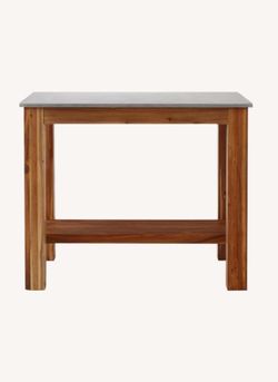 West Elm Steel Top Table