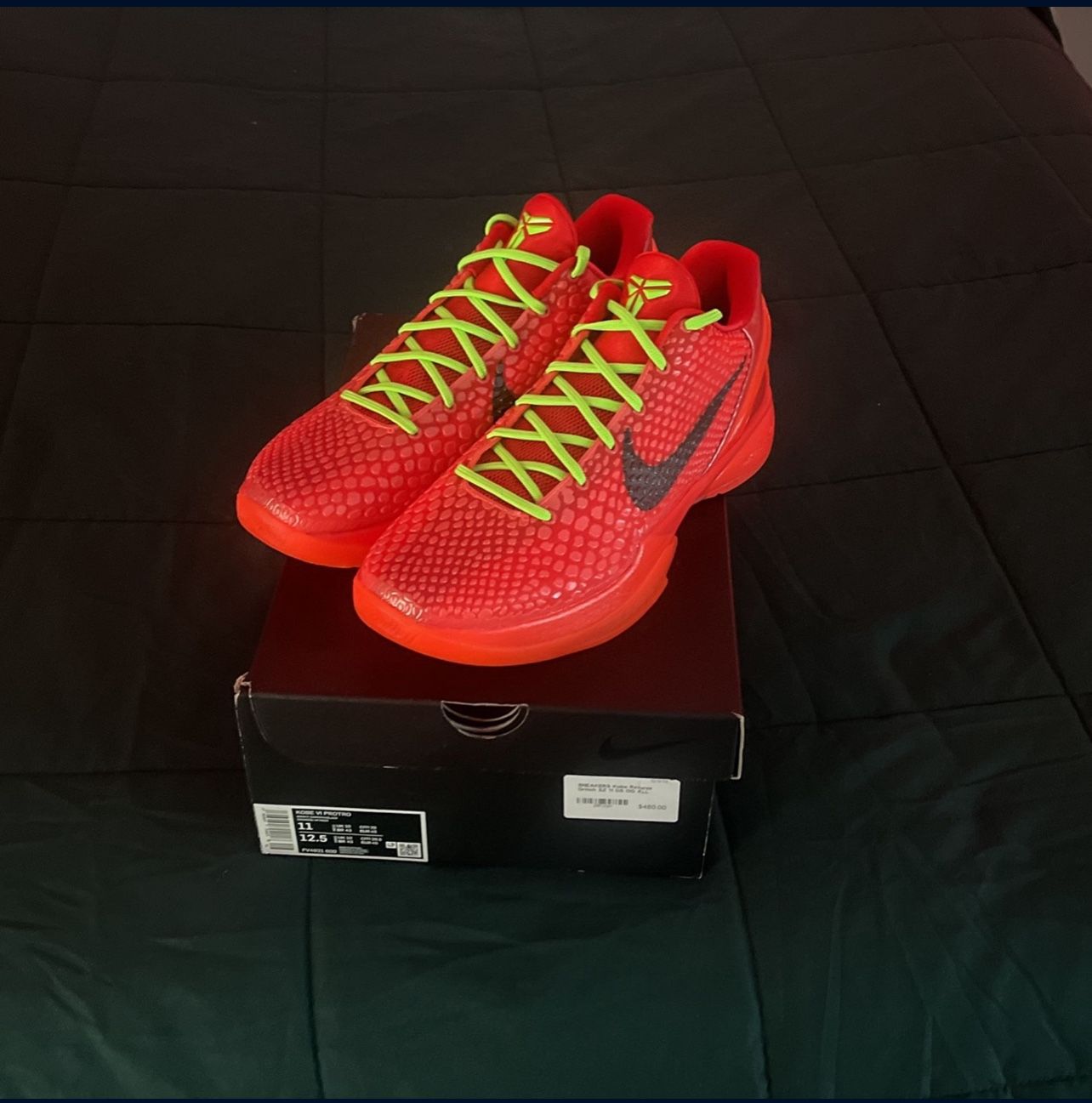 Kobe Reverse Grinch Size 11