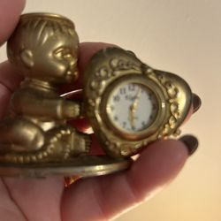 Vintage Elgin Baby Boy Clock 