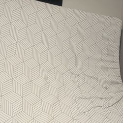 King Sized Mattress With Metal Framing 