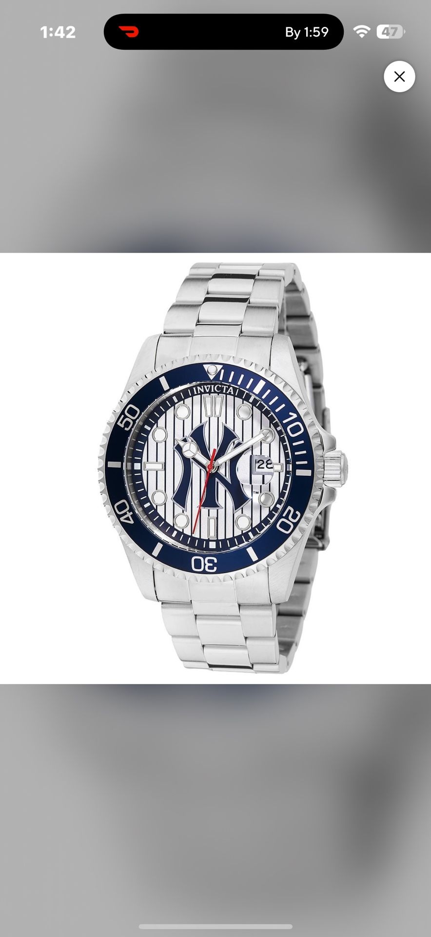 Yankees edition Invicta MLB watch