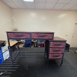 5 drawer computer desk