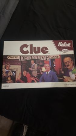 (New) clue 1986 retro edition board game