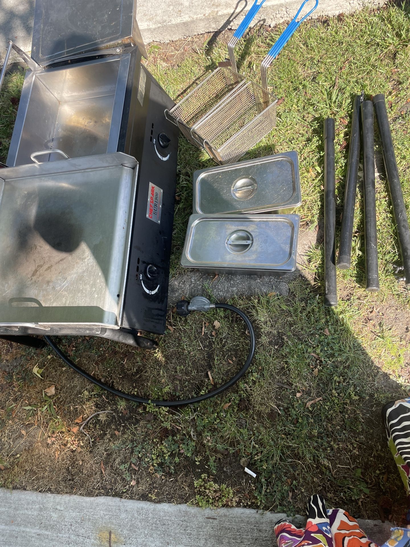 Portable gas stove so you can cook or grill anywhere you want - $150