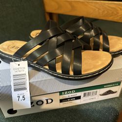 Womens Izod Sandals (New / 7.5)