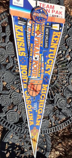 Vintage 1993 Final Four Penant,button&bumper sticker