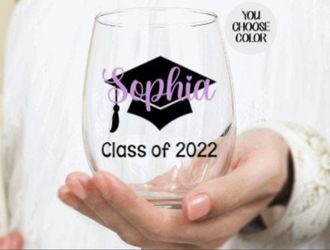 Graduation Wine Cups 