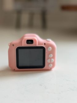 Pink digital camera