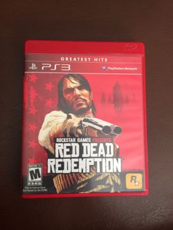 Red dead redemption PS3 game