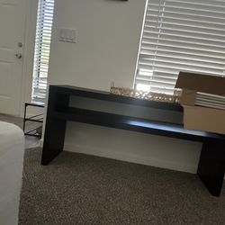 Black Console table
