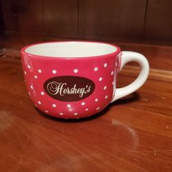 Vintage Hershey's Chocolate Polka Dot Ceramic Mug, M&M Mars