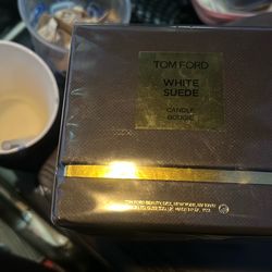 Tom Ford Candle White suede