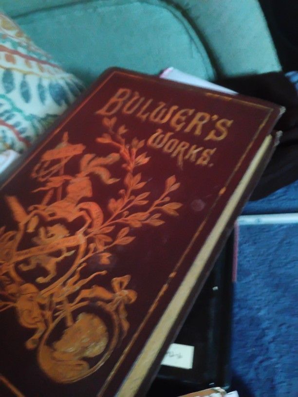 Old Book Edward Bulwer Works