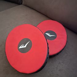 EVERLAST PUNCH MITTS, RED/BLACK