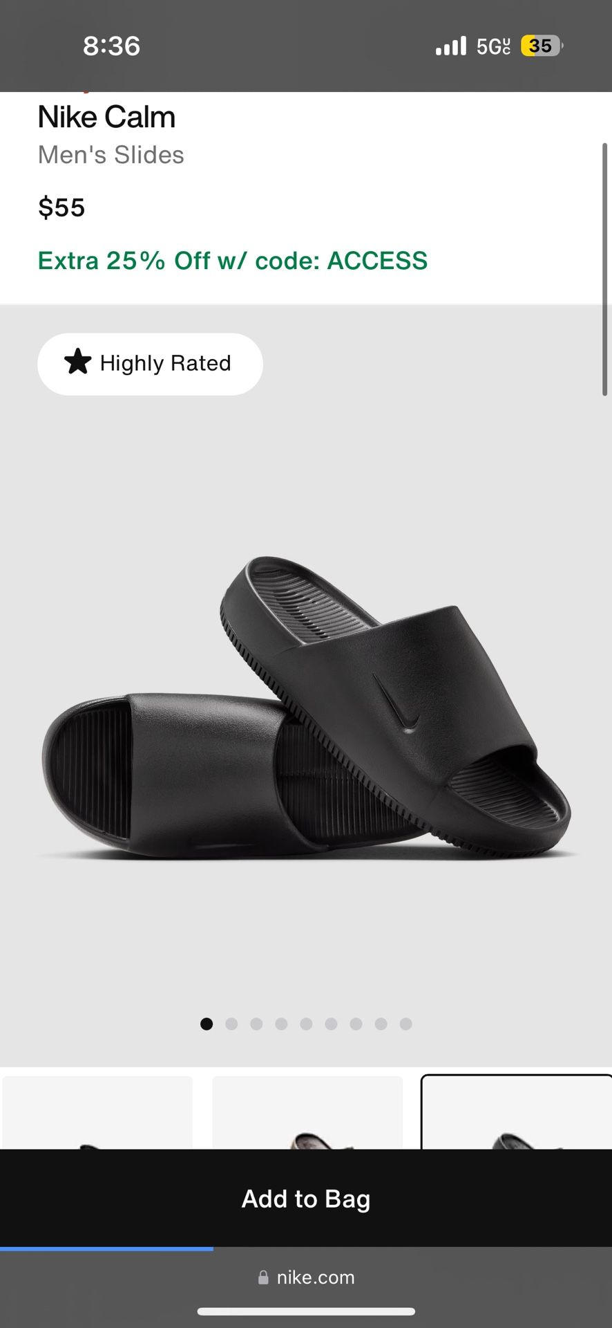 Brand New Pair Of Nike Slides