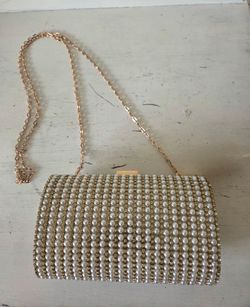 Beautiful INC International Concepts Randdi Pearl Crossbody Clutch NEW