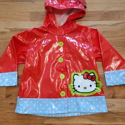Hello Kitty Raincoat 4t