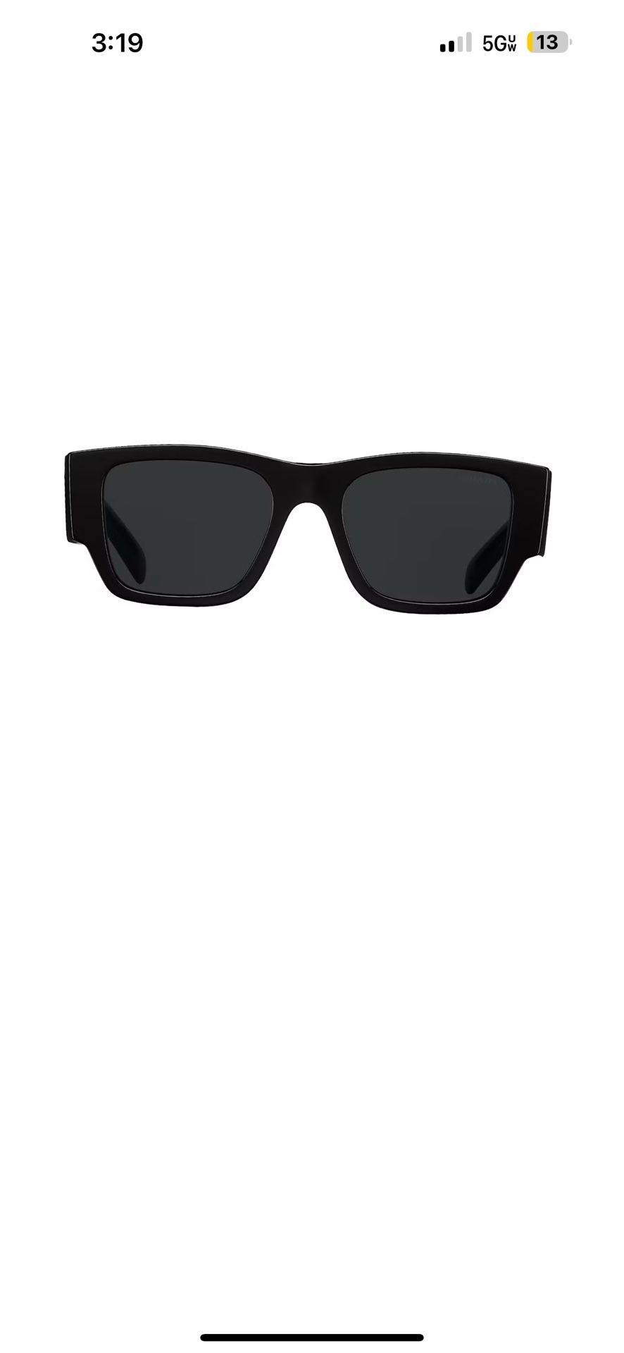 Prada Black Glasses