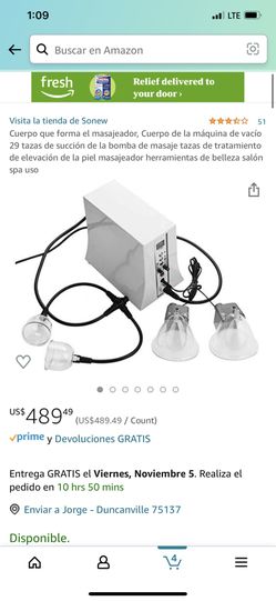 Body Shaping Massager, Body Vacuum Machine 29 Cups Suction Pump Massage Cups Skin Lifting Treatment Massager Beauty Tools Salon Spa Use