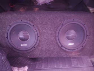 Subwoofer and Amp Orion and 2000w Amp included see Pictures working
