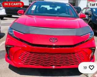 Leather hood deflector: Camry