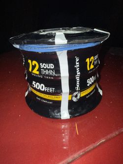 Southwire 12Awg Solid Blue THHN