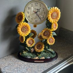 Sunflower Clock