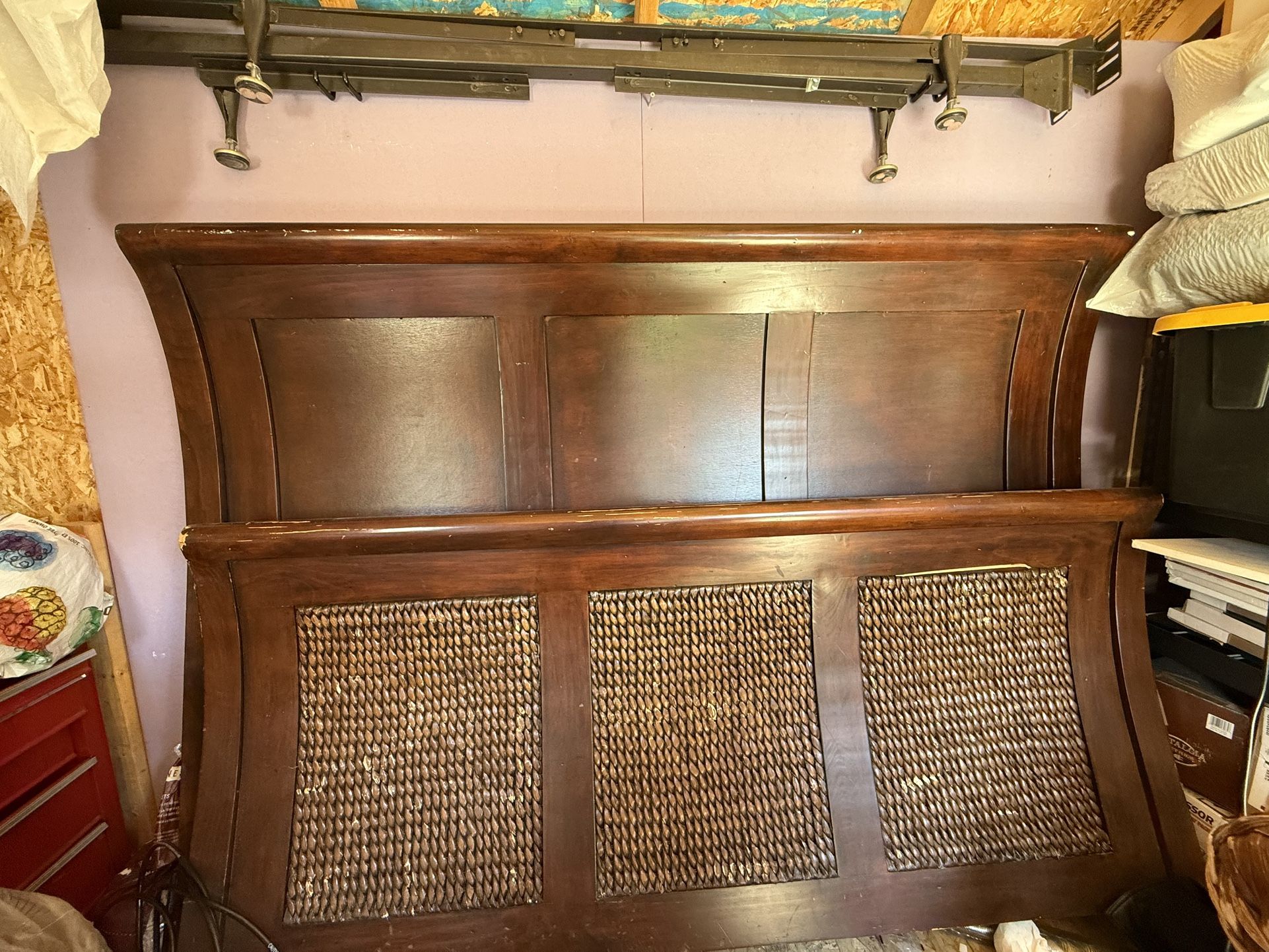 Pier 1 Imports King Size Bed Frame Solid Wood