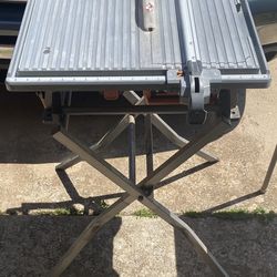 Rigid 7in Tile Saw with Stand