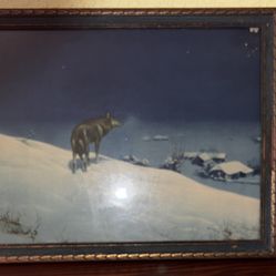 Lone Wolf Print