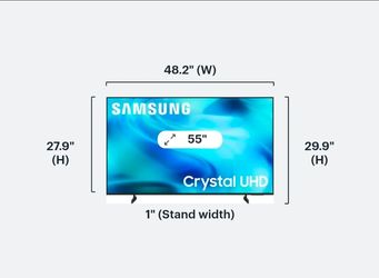 Samsung 55" Crystal UHD TV