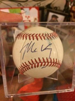 Matt Kemp autographed GAME USED baseball
