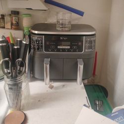 Ninja Foodi 6 In 1 8 Quart 2 Basket Air Fryer W/ Dual Zone Technology 