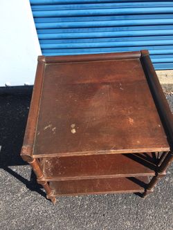 Antique Mersman Side Table 25x22x22
