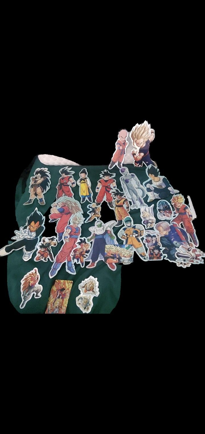 25 Year Old Dragon Ball Z Stickers.