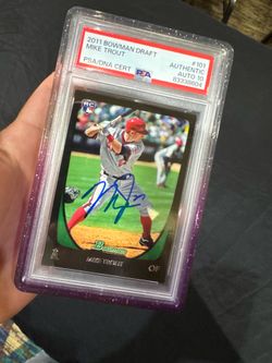 2011 Bowman Draft Mike Trout Rookie #101 PSA Authentic, PSA/DNA Auto 10.