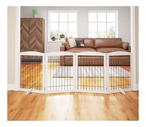4 Panel extra Wide and tall Dog  Gate 30"H by  96"W