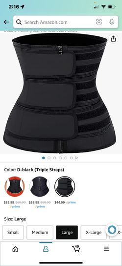 Large Black Waist Trainer