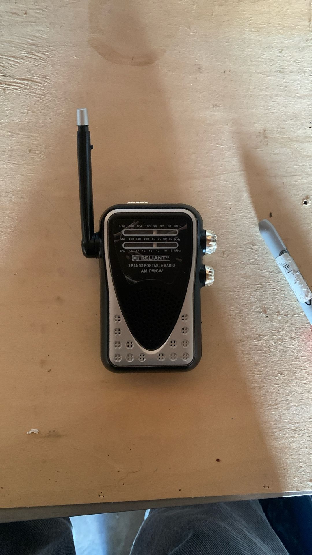 $ AM. FM radio.
