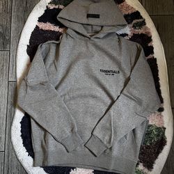 Essentials dark oatmeal hoodie