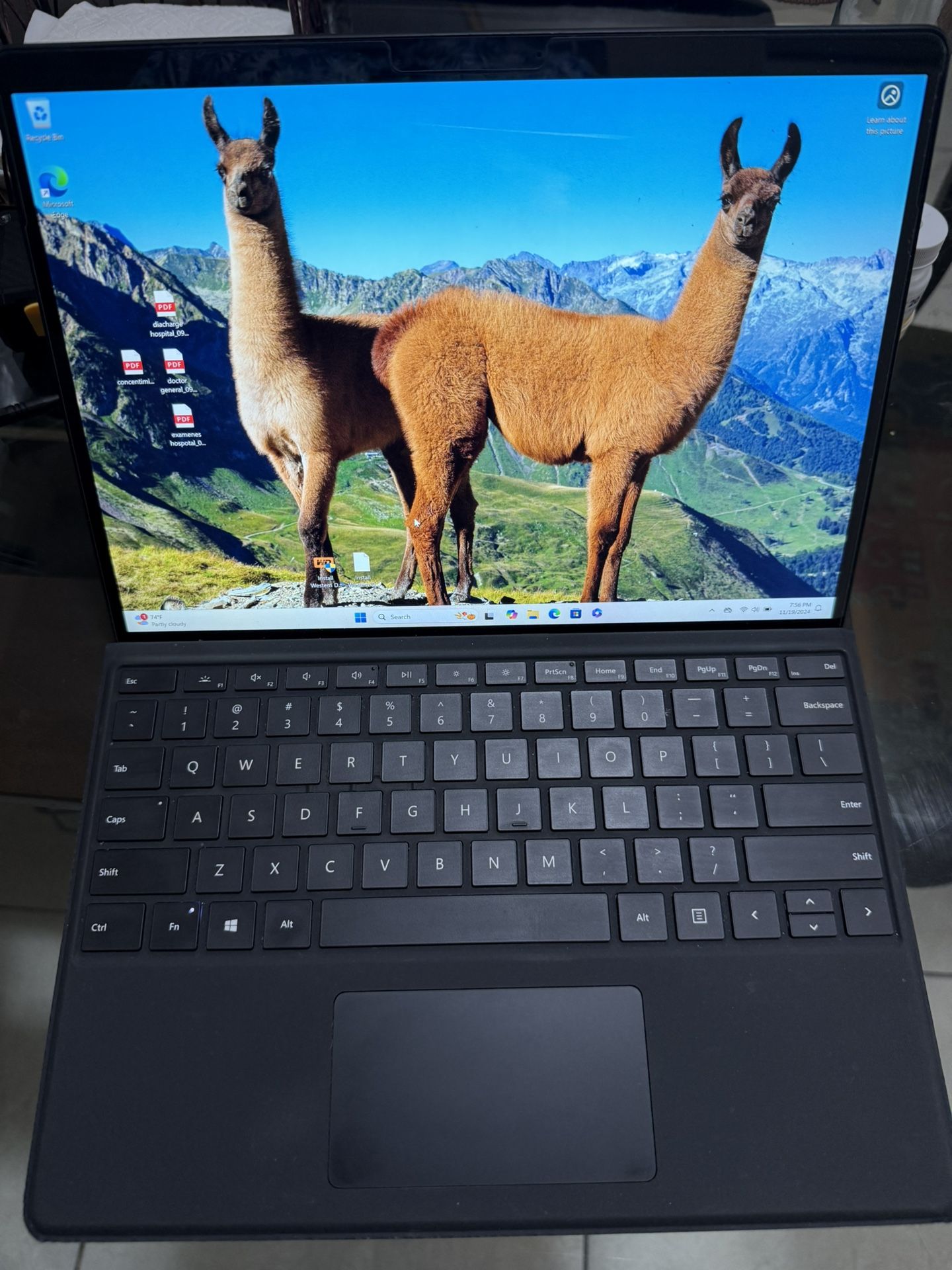 Microsoft Surface Pro X LTE, 16GB Ram & 256GB SSD