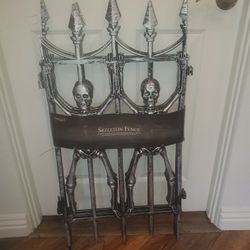 Spirit Halloween Skeleton Fence