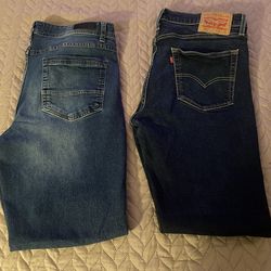 Levi’s 511 Slim 36X34 - Kenneth Cole Jeans 36X32