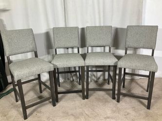 Gray 22” Stools (4) / High Chairs